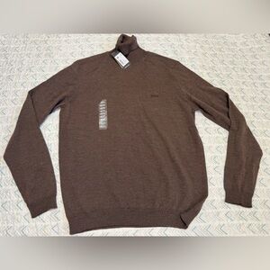 Boss brown turtleneck sweater